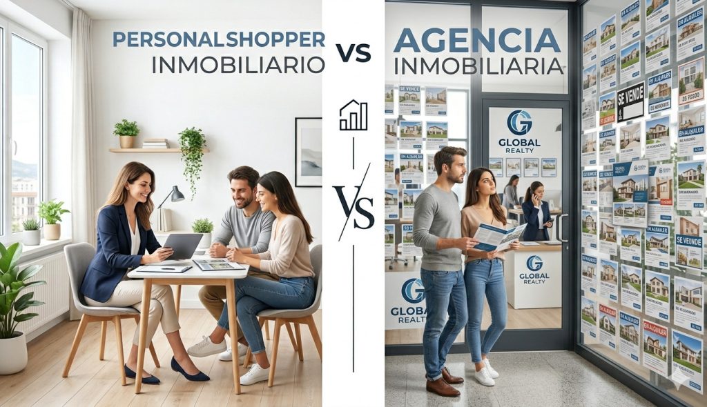 Personal Shopper Inmobiliario vs Agencia Inmobiliaria