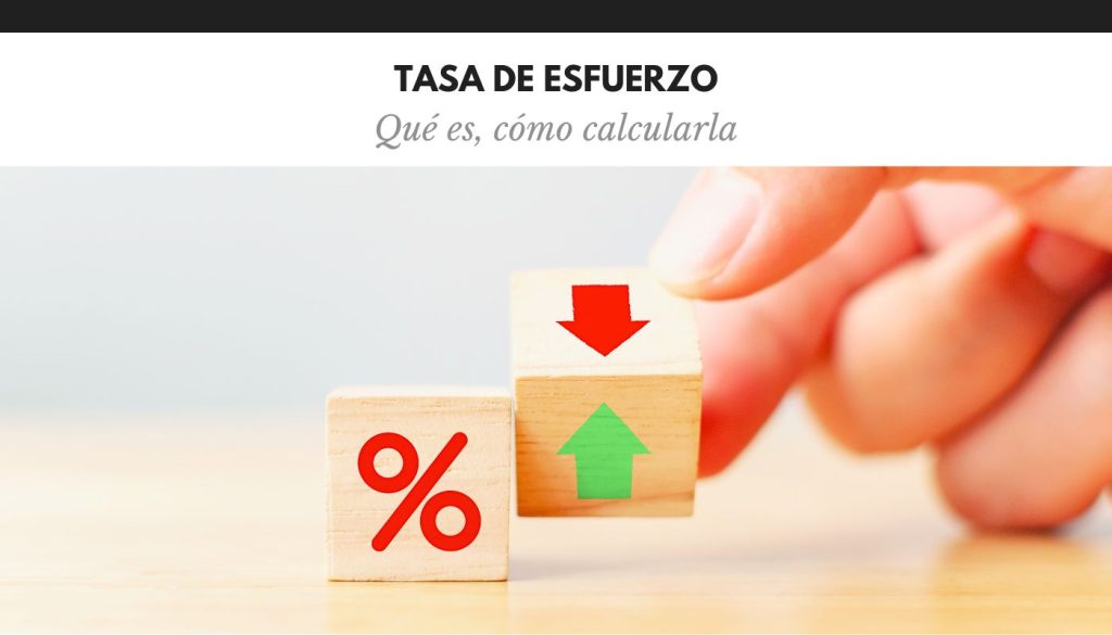 Tasa de esfuerzo